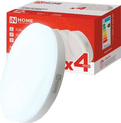 Лампа INhome LED-GX53-VC / 4690612052946 - фото