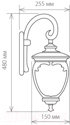 Бра уличное Elektrostandard Andromeda D GLYF-8024D