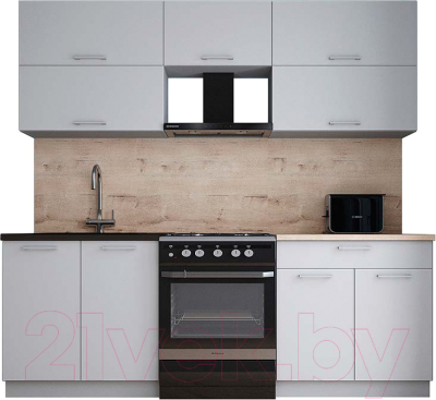 Кухонный гарнитур Интерлиния Мила Gloss 60-22 - фото