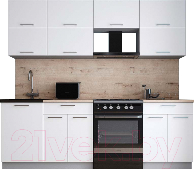 Кухонный гарнитур Интерлиния Мила Gloss 60-23 - фото