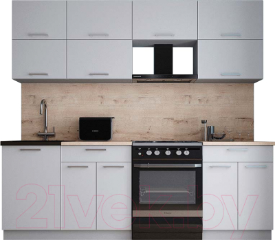 Кухонный гарнитур Интерлиния Мила Gloss 60-23 - фото