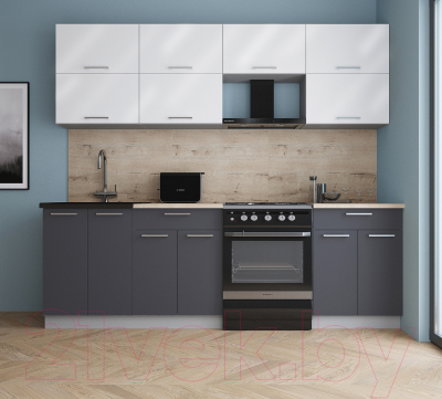 Кухонный гарнитур Интерлиния Мила Gloss 60-24