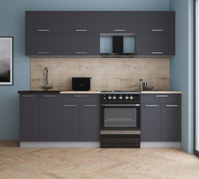 Кухонный гарнитур Интерлиния Мила Gloss 60-24