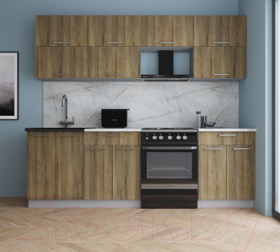 Кухонный гарнитур Интерлиния Мила Gloss 60-24