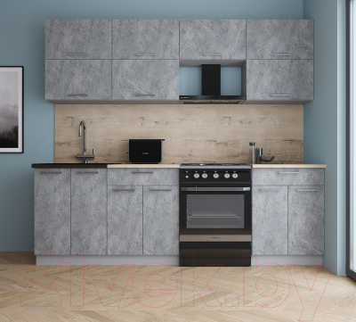 Кухонный гарнитур Интерлиния Мила Gloss 60-24