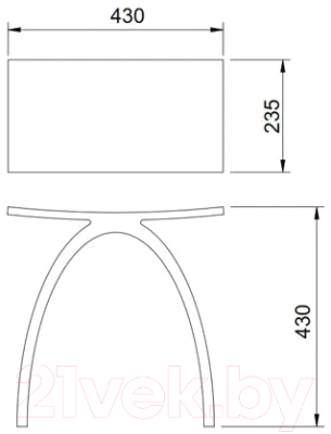 Стул для ванной Abber Kristall AT1739Emerald