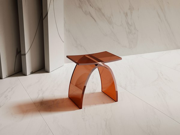 Стул для ванной Abber Kristall AT1739Opal