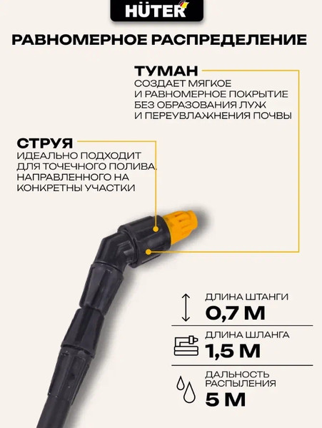 Опрыскиватель аккумуляторный Huter SP-5AC