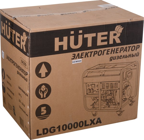 Дизельный генератор Huter LDG 10000LXА (64/2/9)