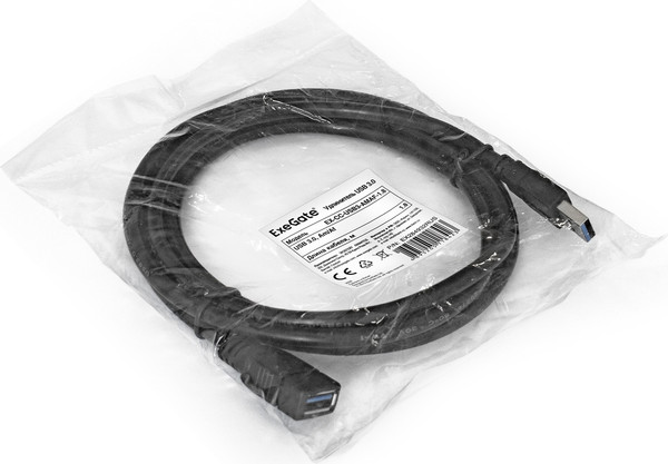 Удлинитель кабеля ExeGate EX-CC-USB3-AMAF-1.0 / EX284931RUS