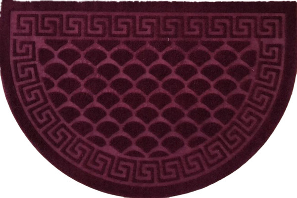 Коврик грязезащитный Kovroff Чешуйки овал 40x60 / ПО/04/01/05 - фото