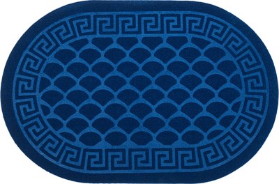 Коврик грязезащитный Kovroff Чешуйки овал 60x90 / ПО/04/03/04 - фото