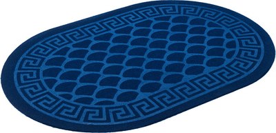 Коврик грязезащитный Kovroff Чешуйки овал 60x90 / ПО/04/03/04