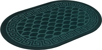 Коврик грязезащитный Kovroff Чешуйки овал 45x75 / ПО/04/18/06