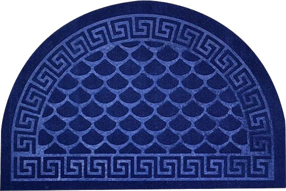 Коврик грязезащитный Kovroff Чешуйки полукруг 40x60 / ПП/04/01/04 - фото