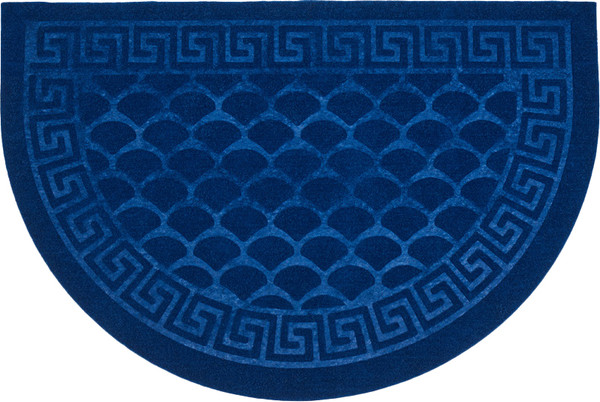 Коврик грязезащитный Kovroff Чешуйки полукруг 60x90 / ПП/04/03/04 - фото