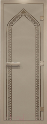 Стеклянная дверь для бани/сауны Doorwood Хамам Арка 70x190 / DW00191 - фото