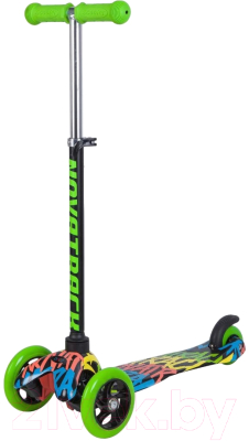 Самокат детский Novatrack Disco-Kids Graffiti 120H.DISCOKIDS.WB24 - фото