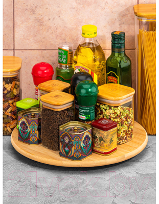 Подставка настольная для кухни Elan Gallery Крутящаяся / 240428 