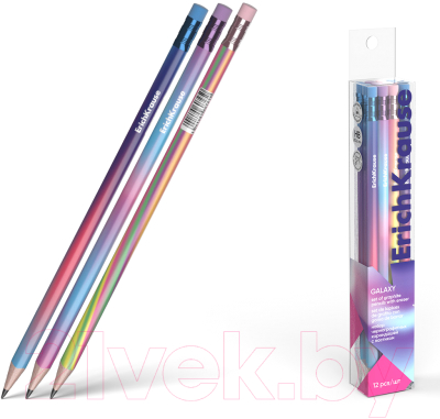 Набор простых карандашей Erich Krause Galaxy / 60724