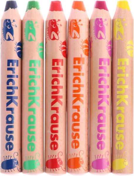 Набор цветных карандашей Erich Krause Baby Jumbo с точилкой / 61778