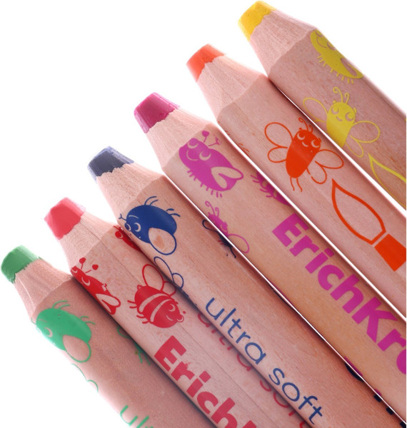 Набор цветных карандашей Erich Krause Baby Jumbo с точилкой / 61778
