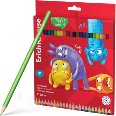 Набор цветных карандашей Erich Krause Jolly Friends / 61794