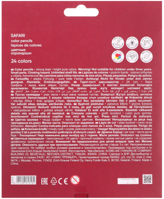 Набор цветных карандашей Erich Krause Safari / 61816