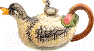 Заварочный чайник Elan Gallery Уточки / 340065  - фото