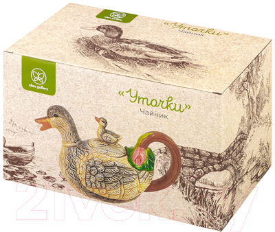 Заварочный чайник Elan Gallery Уточки / 340065 