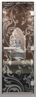 Стеклянная дверь для бани/сауны Doorwood Хамам Венеция 80x200 / DW00449 - фото