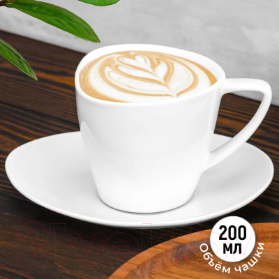 Чашка с блюдцем Elan Gallery Колоранс / 540828