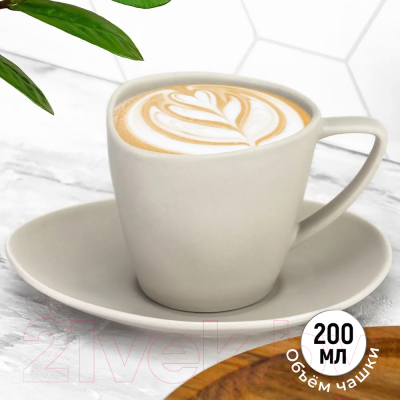 Чашка с блюдцем Elan Gallery Колоранс / 540829