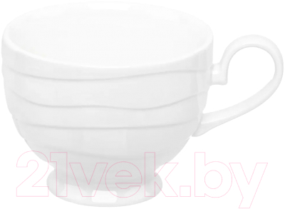 Чашка с блюдцем Elan Gallery Айсберг волны / 540877 