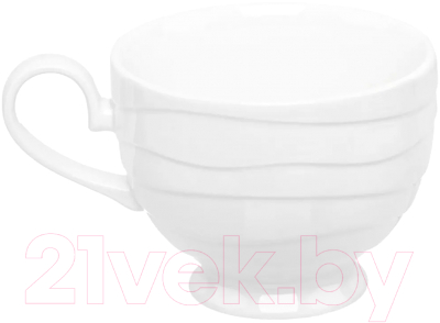 Чашка с блюдцем Elan Gallery Айсберг волны / 540877 