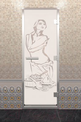 Стеклянная дверь для бани/сауны Doorwood Хамам Искушение 70x190 / DW00146