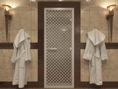 Стеклянная дверь для бани/сауны Doorwood Хамам Мираж 70x190 / DW00245