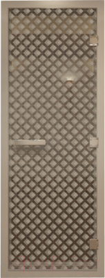 Стеклянная дверь для бани/сауны Doorwood Хамам Мираж 80x200 / DW00248 - фото