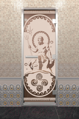 Стеклянная дверь для бани/сауны Doorwood Хамам Посейдон 80x200 / DW03632