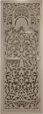 Стеклянная дверь для бани/сауны Doorwood Хамам Флоренция 80x200 / DW00736 - фото