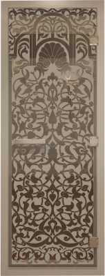 Стеклянная дверь для бани/сауны Doorwood Хамам Флоренция 70x190 / DW01651 - фото