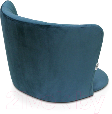 Стул Sheffilton SHT-ST36-1/S167 (тихий океан/хром лак микровелюр/металл)