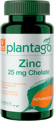 Минерал Plantago Zinc Chelate 25mg - фото
