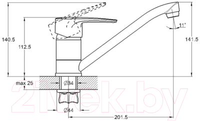 Смеситель Econoce EC0350