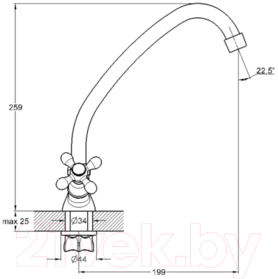 Смеситель Econoce EC0410