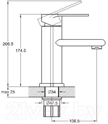 Смеситель Econoce EC0390