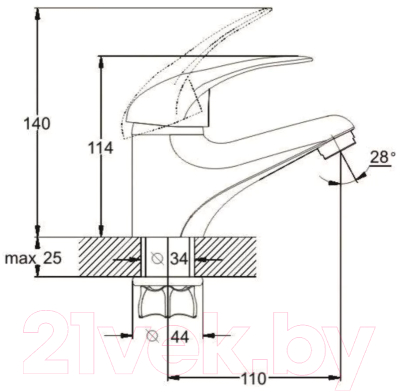 Смеситель Econoce EC0360