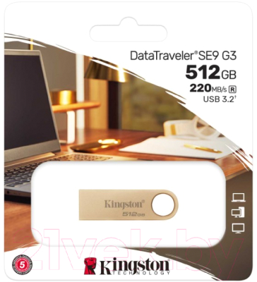USB flash накопитель Kingston DataTraveler SE9 G3 512GB (DTSE9G3/512GB)