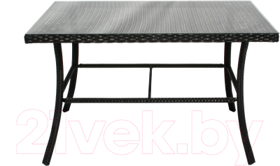 Комплект садовой мебели Garden Story Аскер / GS015/GS017 (черный/ротанг серый)