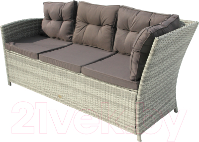 Комплект садовой мебели Garden Story Версаль / SFS019-A (серый/белый/коричневый)